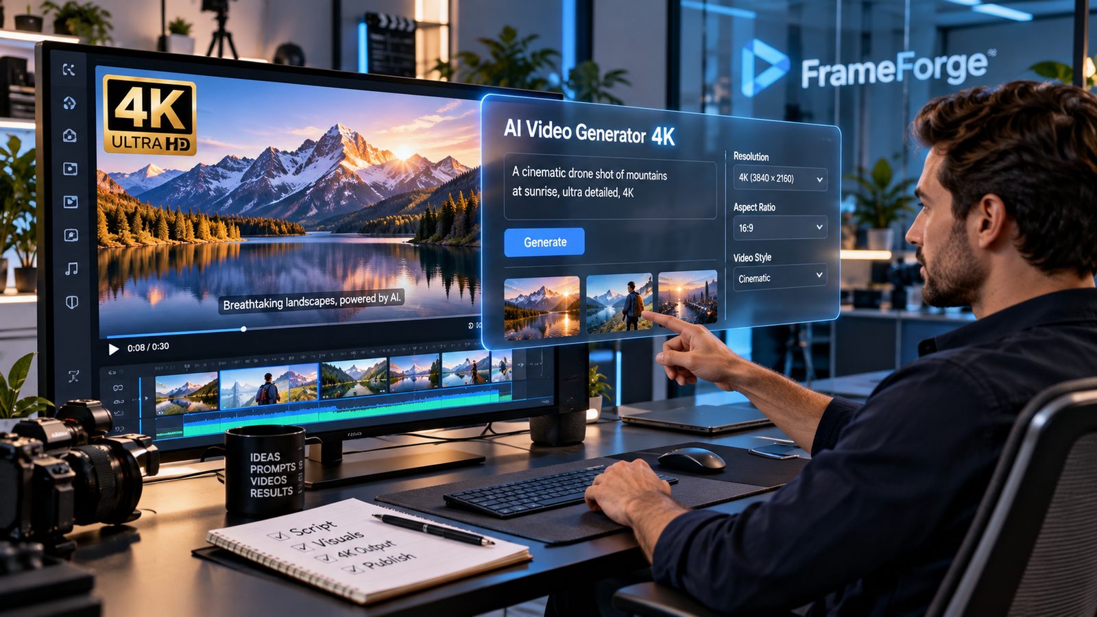 ai video generator 4k