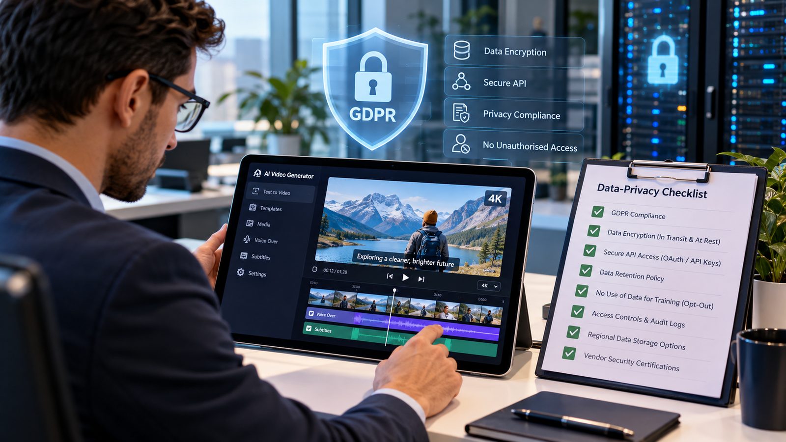 ai video generator data privacy policy